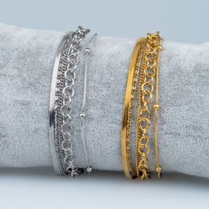 Çelik Zincir Bileklik