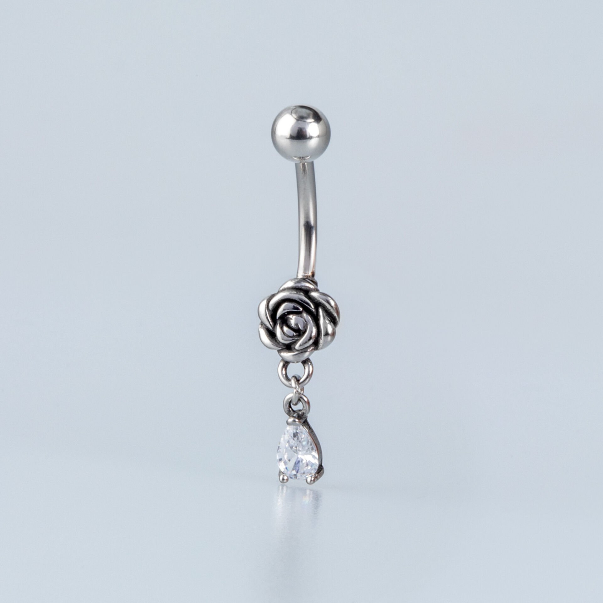 Piercing Gotik Göbek Gül