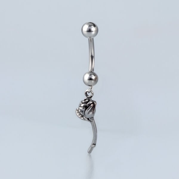 Piercing Gotik Göbek Gül