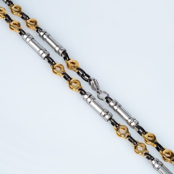 قلادة سلسلة فولاذية 6 مللي متر