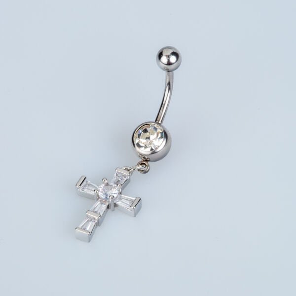 Piercing Göbek Haç