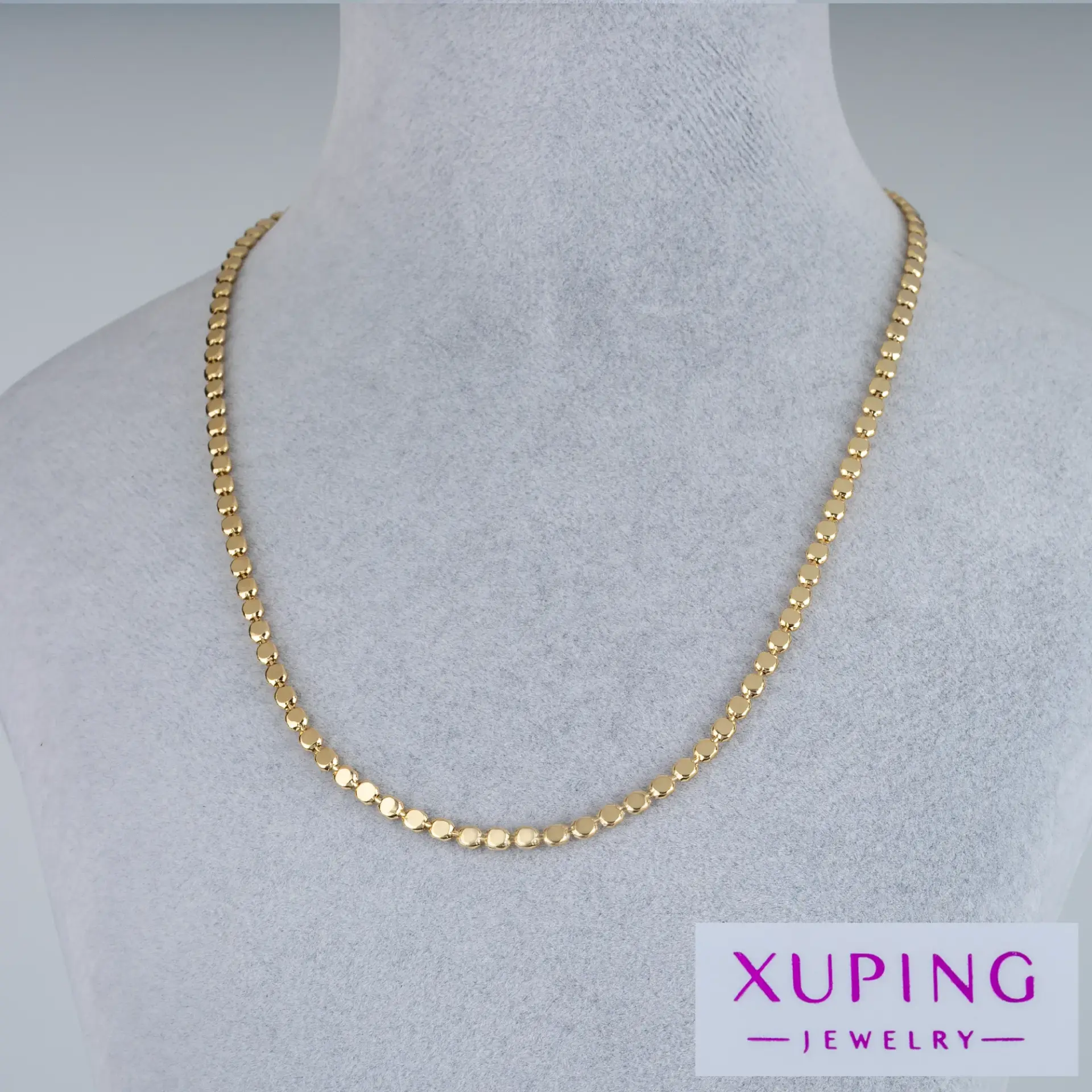 Xuping Jewelry 14K Zincir Kolye 3 Boy Seçeneği