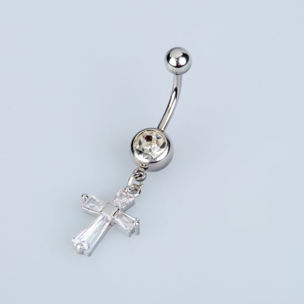 Piercing Göbek Haç