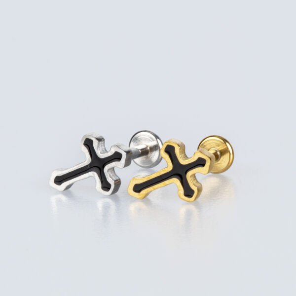Piercing Çelik Tragus Haç