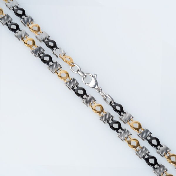 قلادة سلسلة فولاذية 7 ملم