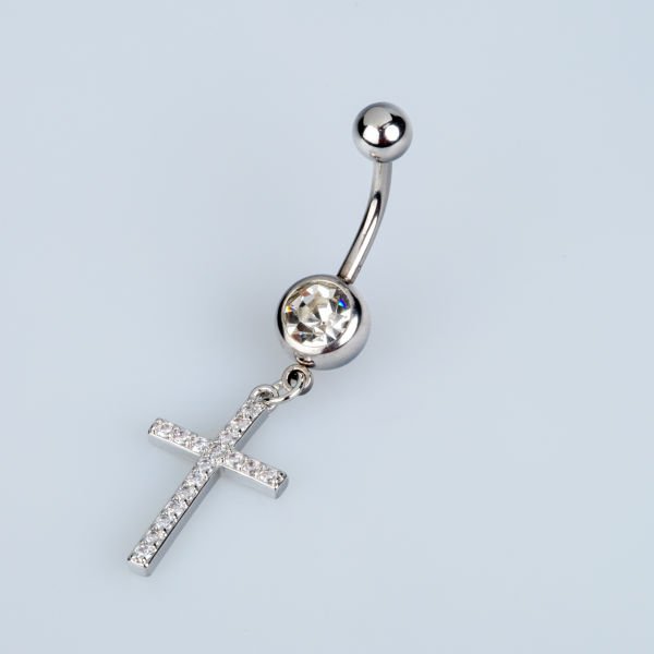Piercing Göbek Haç