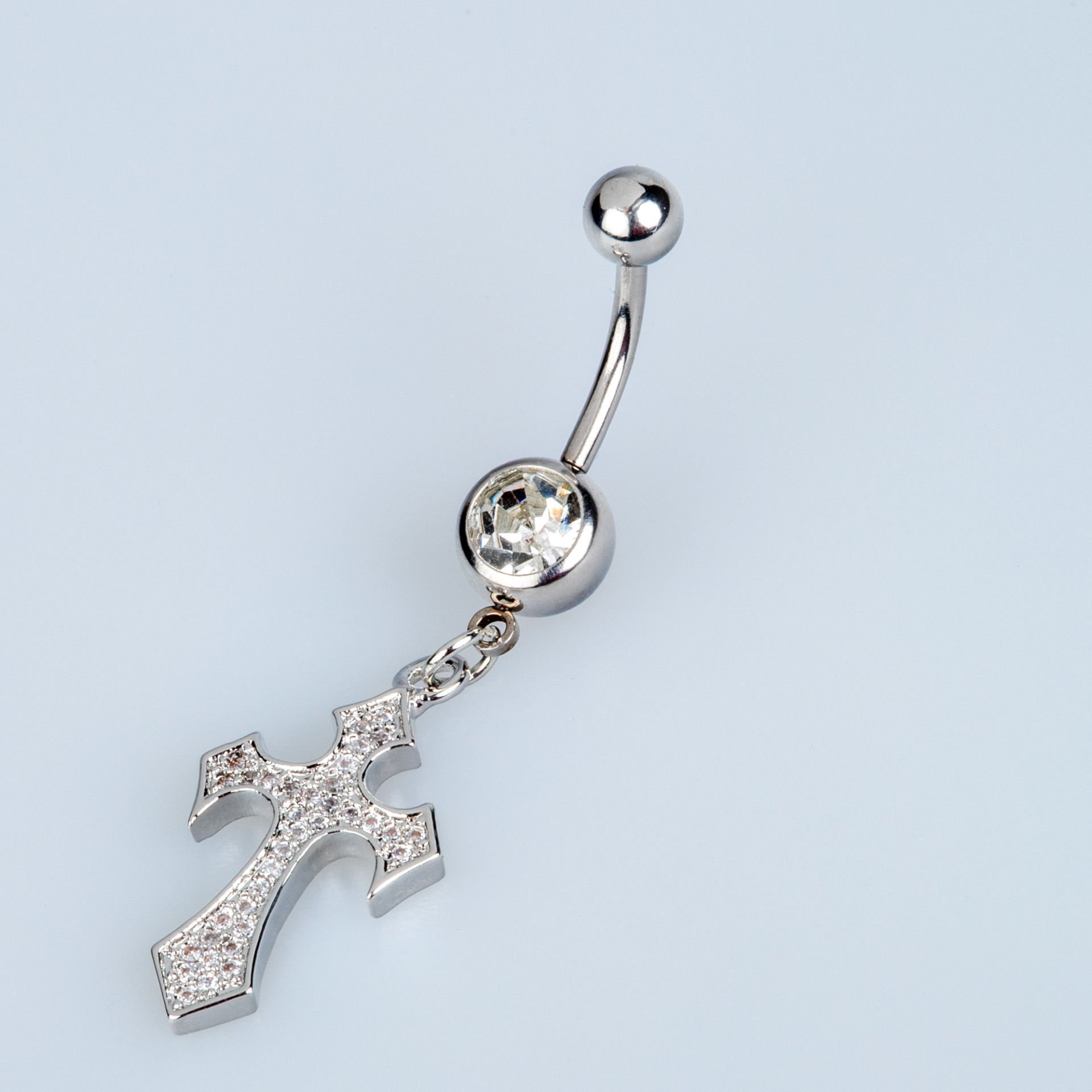 Piercing Göbek Haç