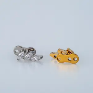 Piercing Titanyum Dermal Sarı