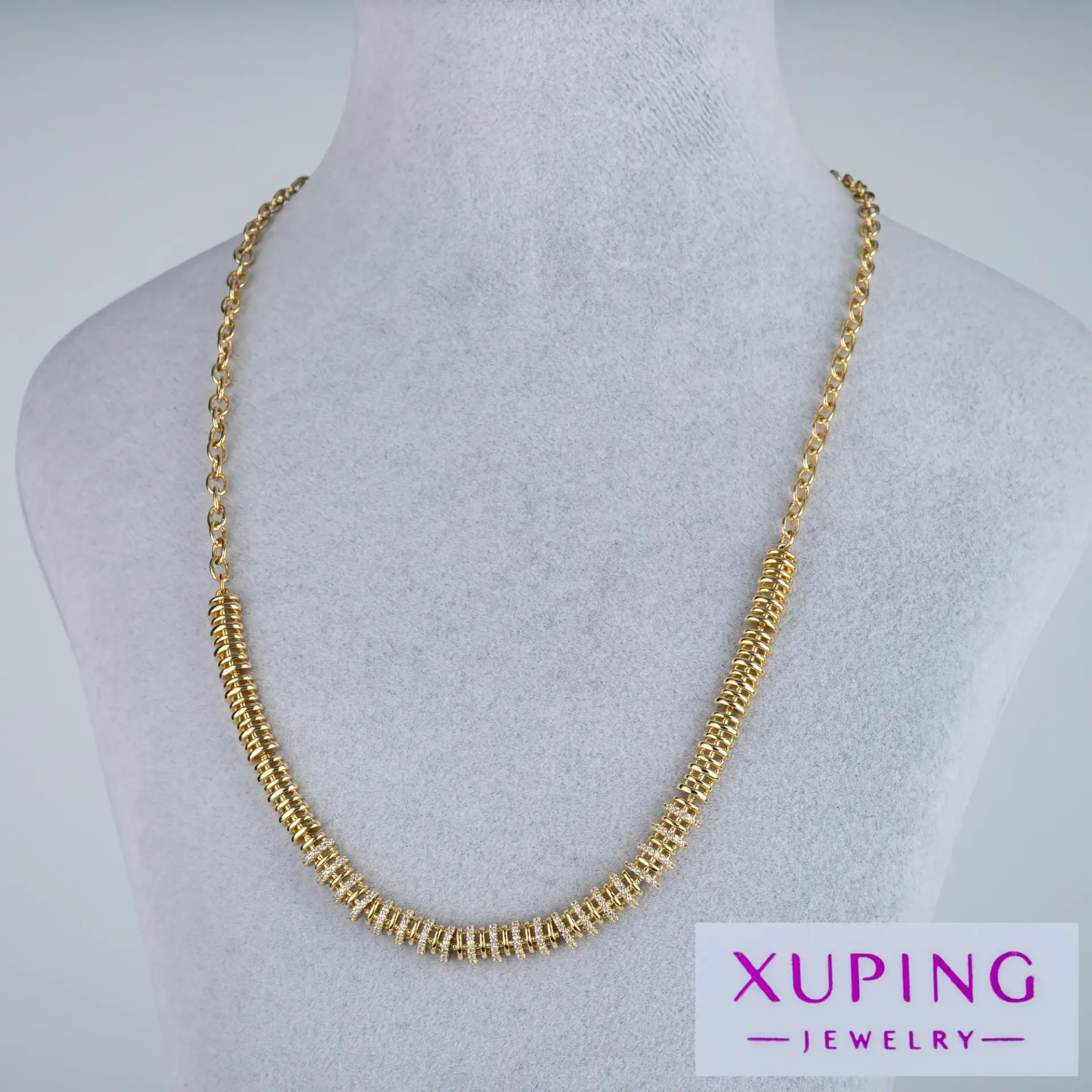 Xuping Jewelry 14K Taşlı Kolye