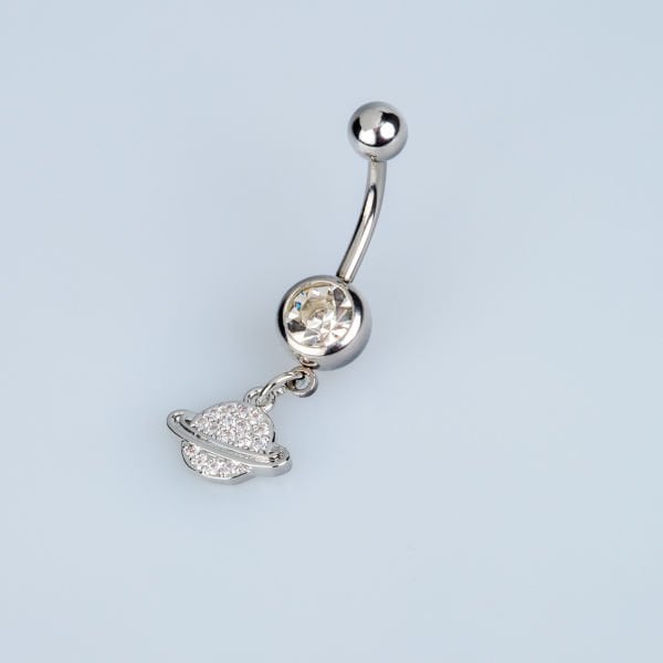 Piercing Göbek Satürn