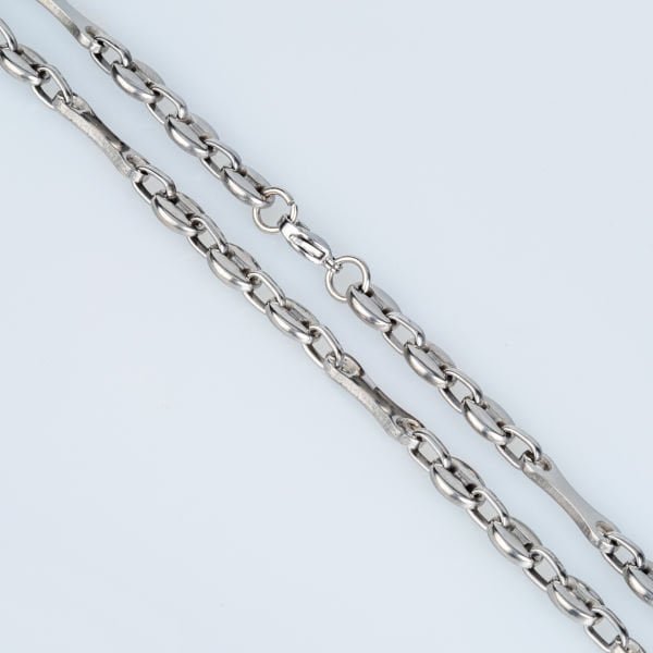 قلادة سلسلة فولاذية 7 ملم