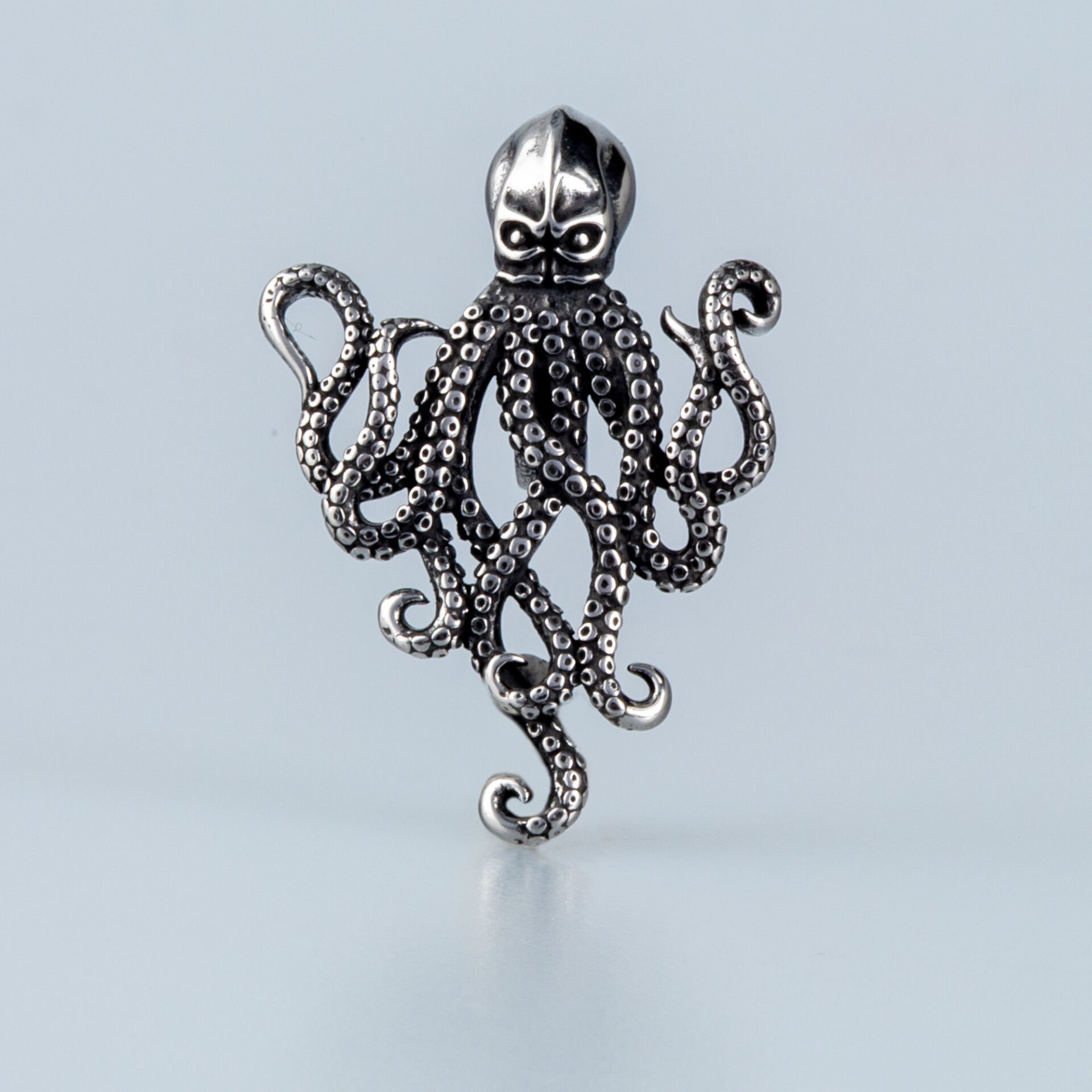 Piercing Çelik Gotik Göbek Ahtapot