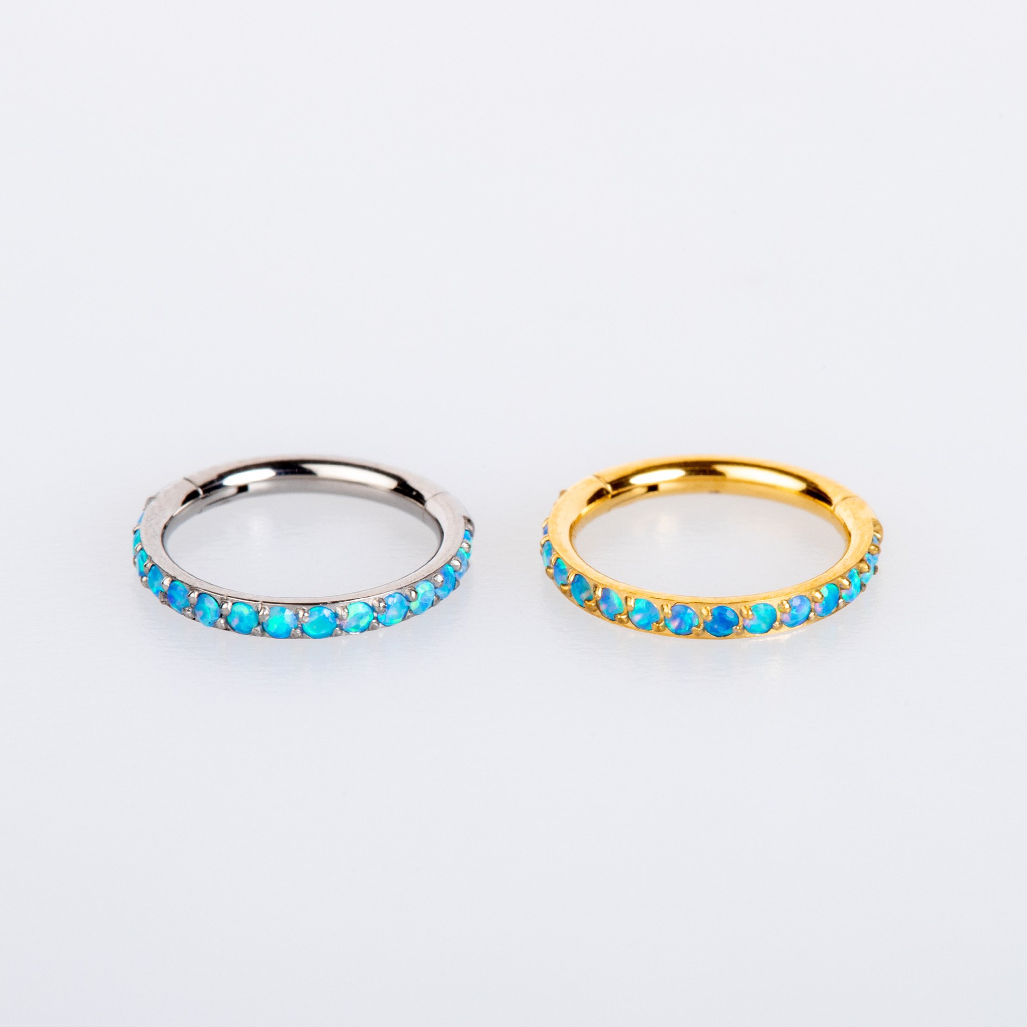 Piercing Titanyum Opal Halka