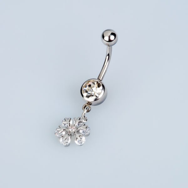 Piercing Göbek Kar Tanesi