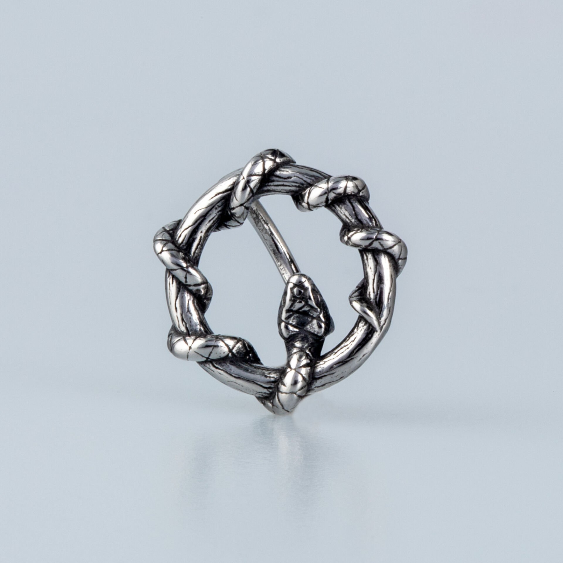 Piercing Çelik Gotik Göbek Yılan