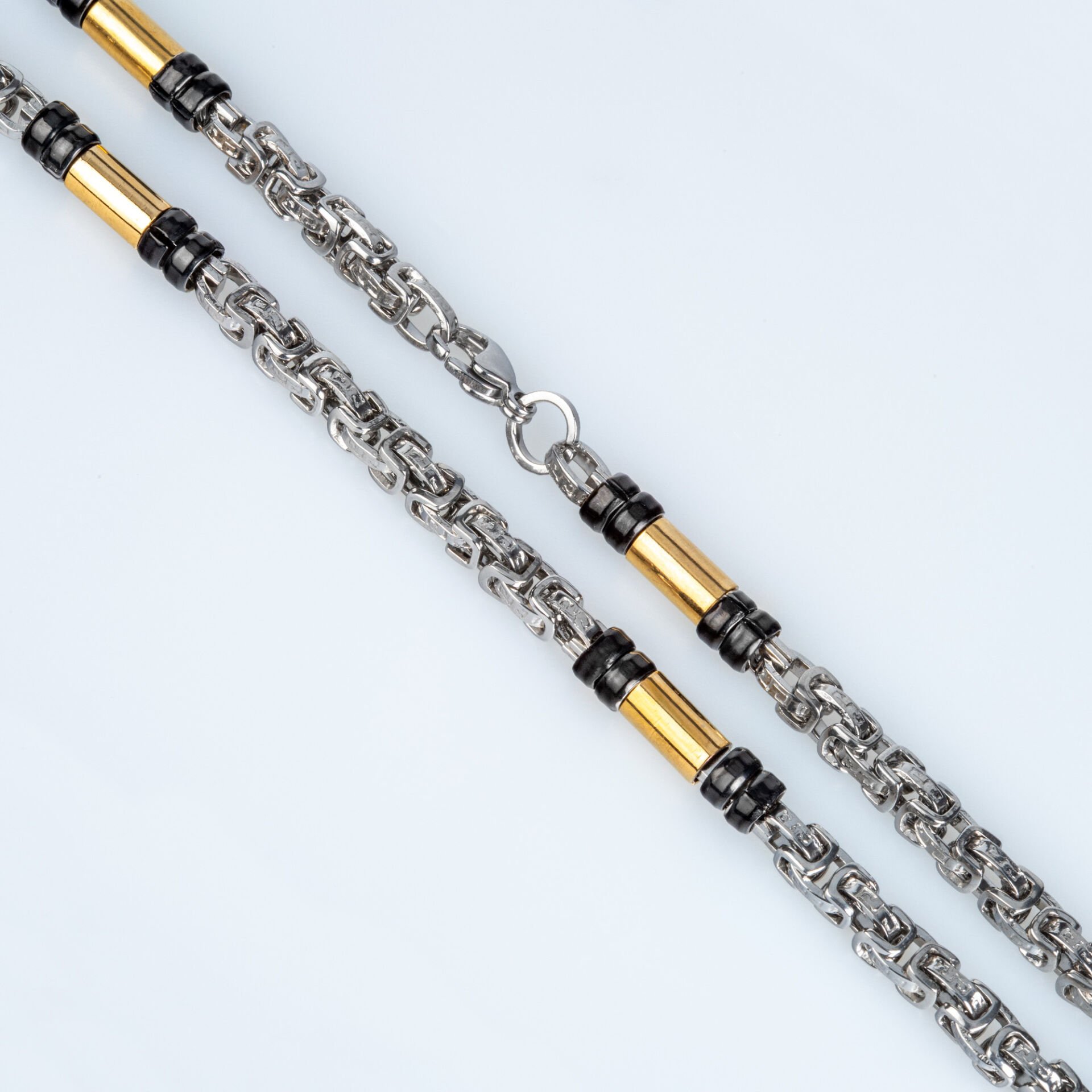 قلادة سلسلة فولاذية 6 مللي متر