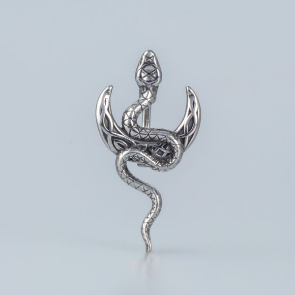 Piercing Çelik Gotik Göbek Yılan