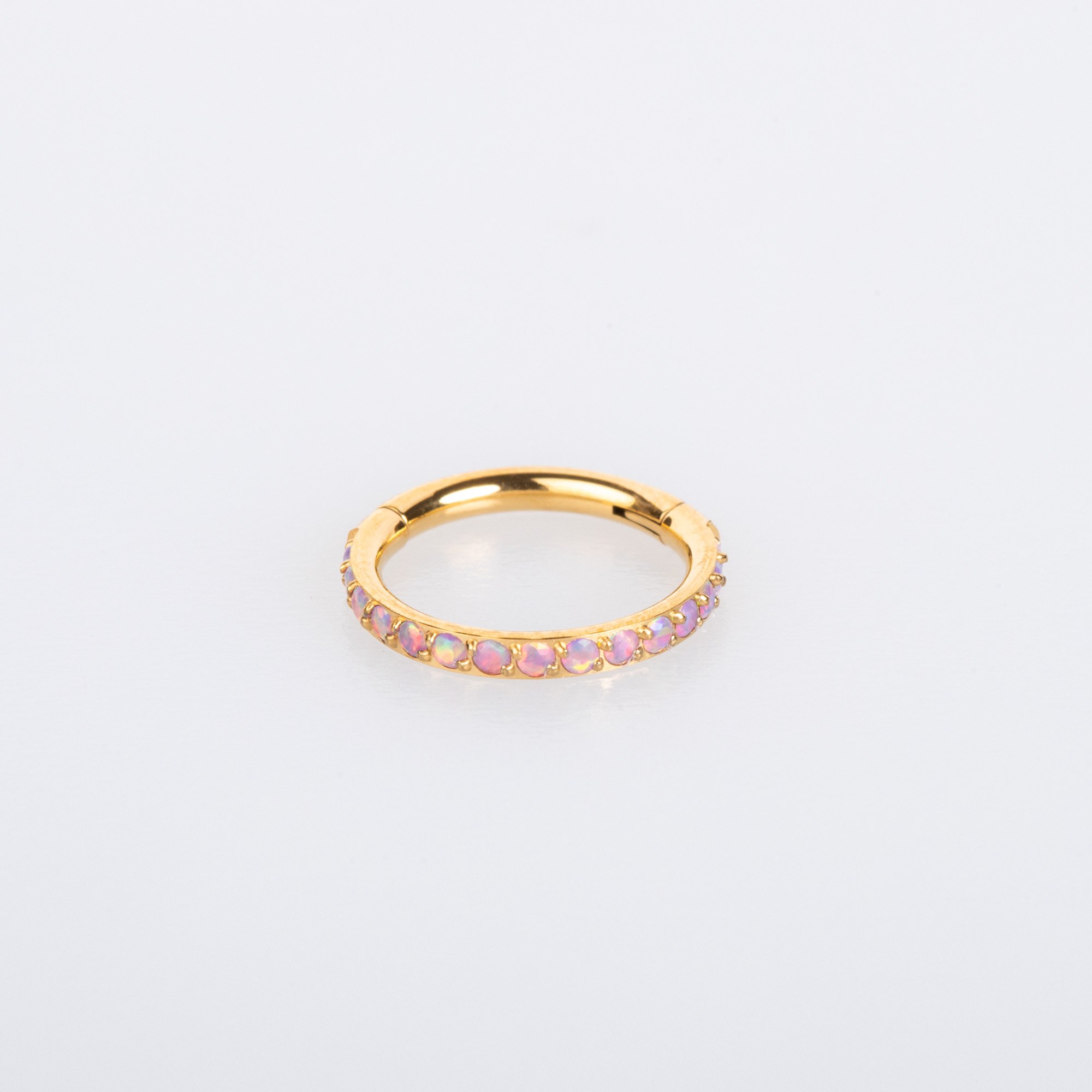 Piercing Titanyum Opal Halka