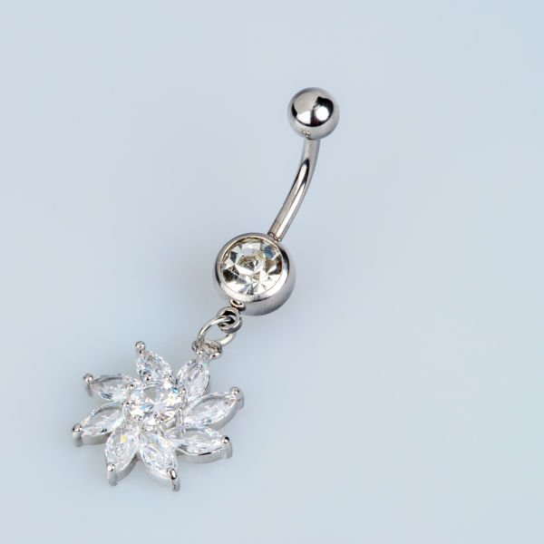 Piercing Göbek Yüzgar Gülü