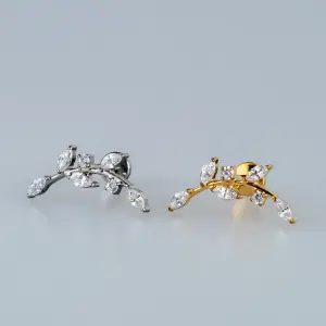 Toptan G23 Titanyum Fantezi Dal Piercing Beyaz 8mm