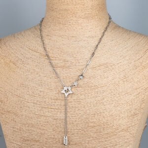 Çelik Zincir Kolye Yıldız M