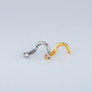 Piercing Hızma 1.2mm Bar kalınlığı Beyaz