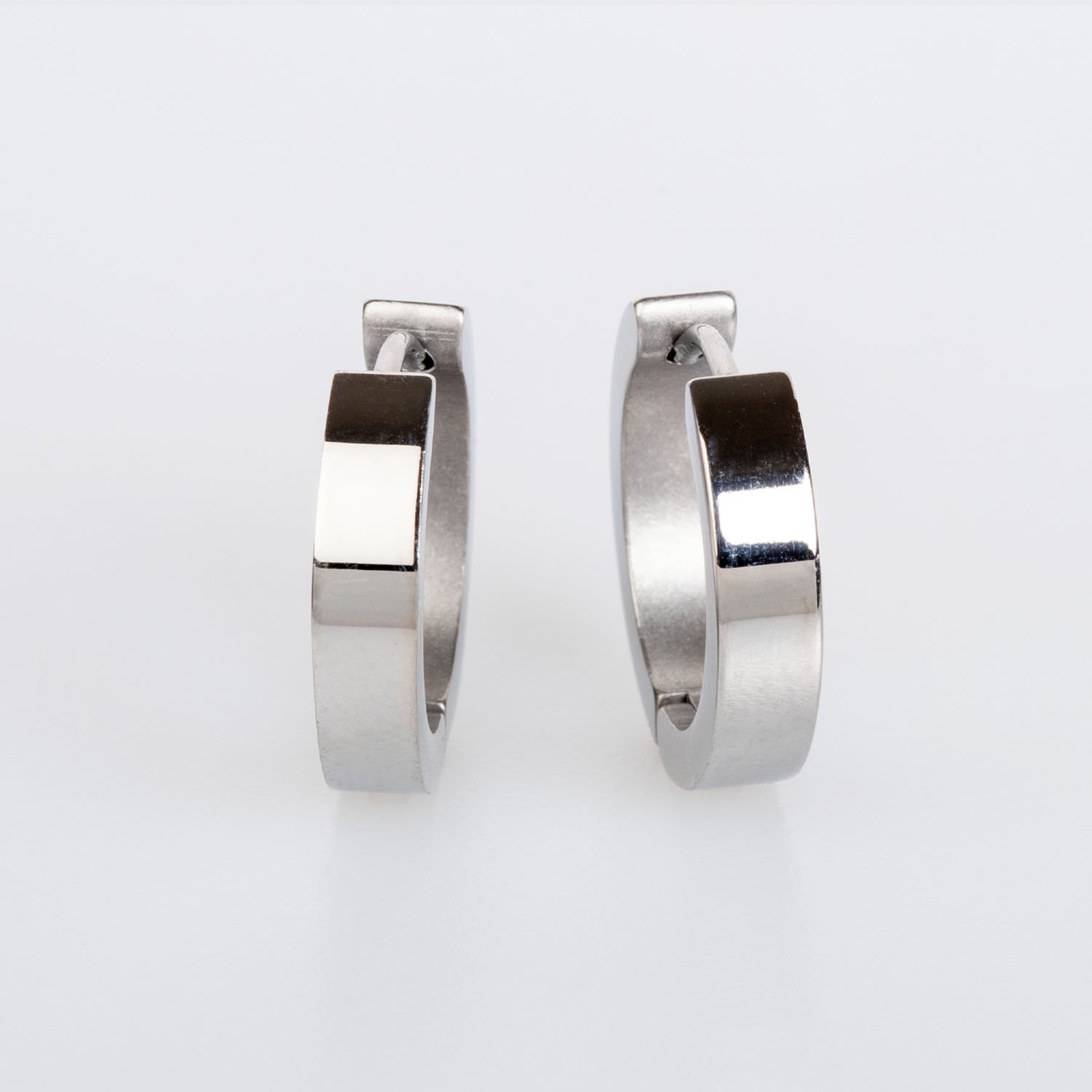 Çelik Küpe 4X14mm 5 renk - Çift Beyaz