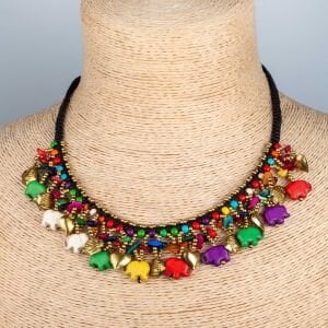 Filli Etnik Makrome Kolye 4 Renk Seçeneği Renk 4