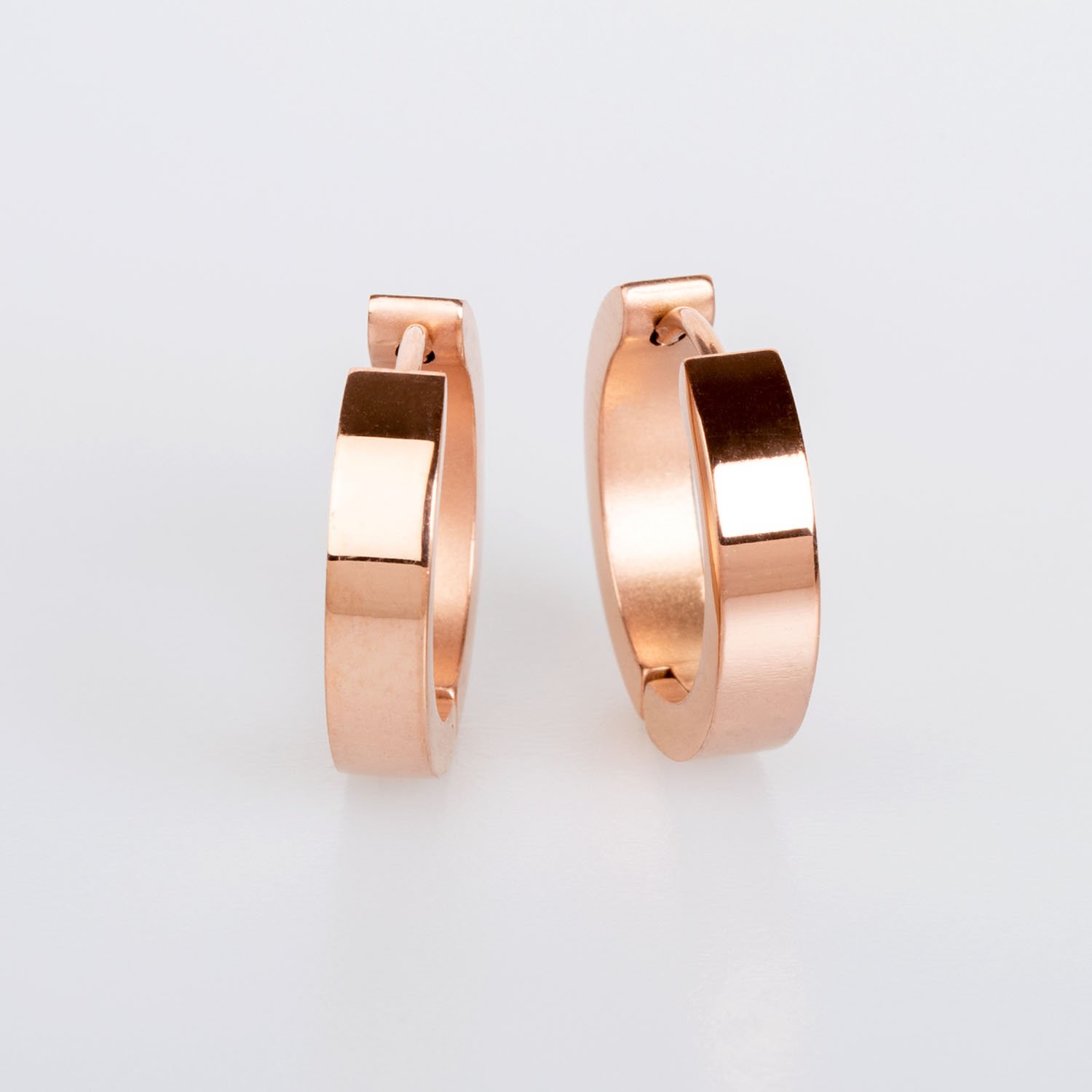 Çelik Küpe 4X14mm 5 renk - Çift Rose