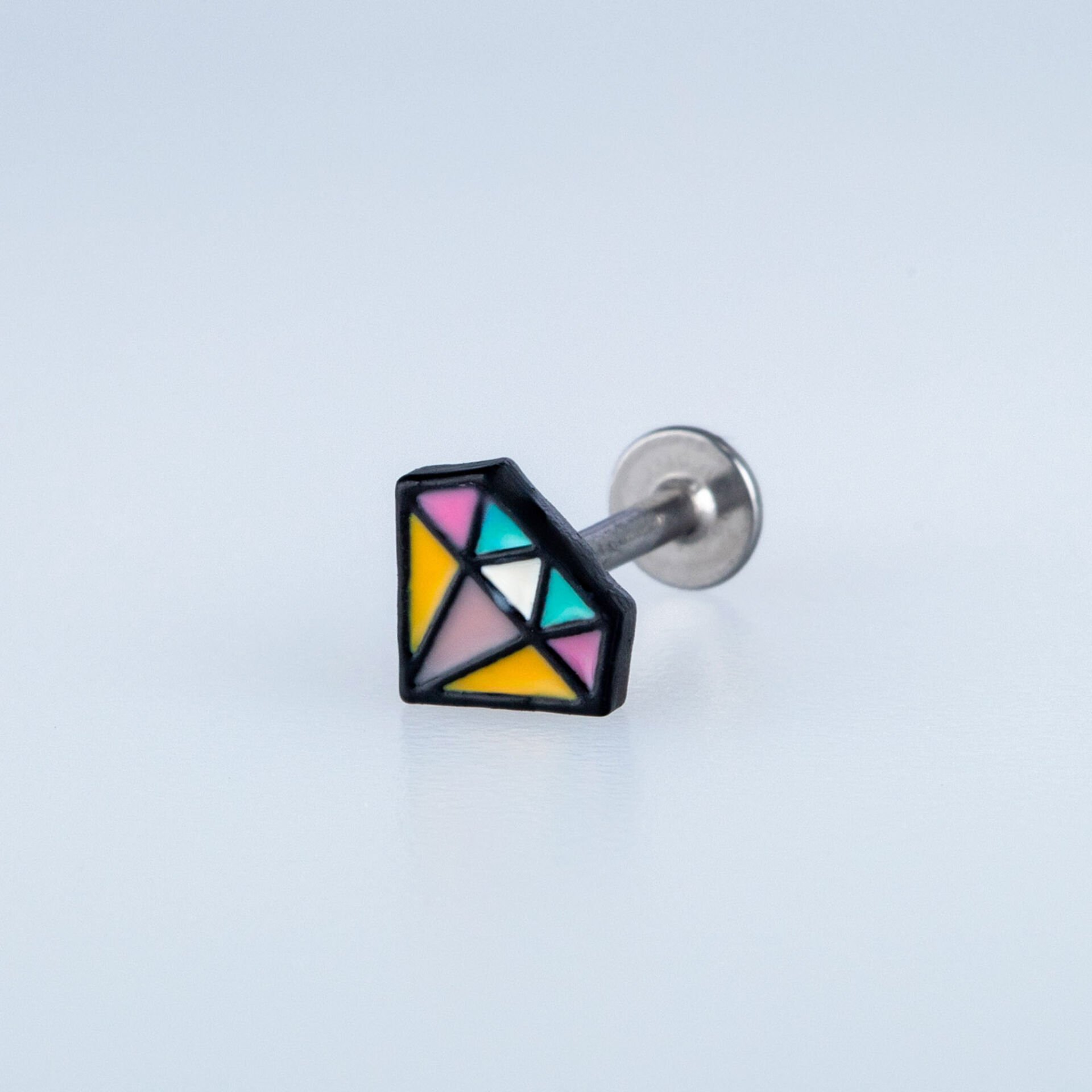 Piercing Çelik Tragus Pırlanta