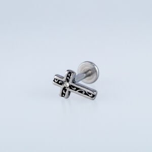 Piercing Çelik Gotik Tragus Haç