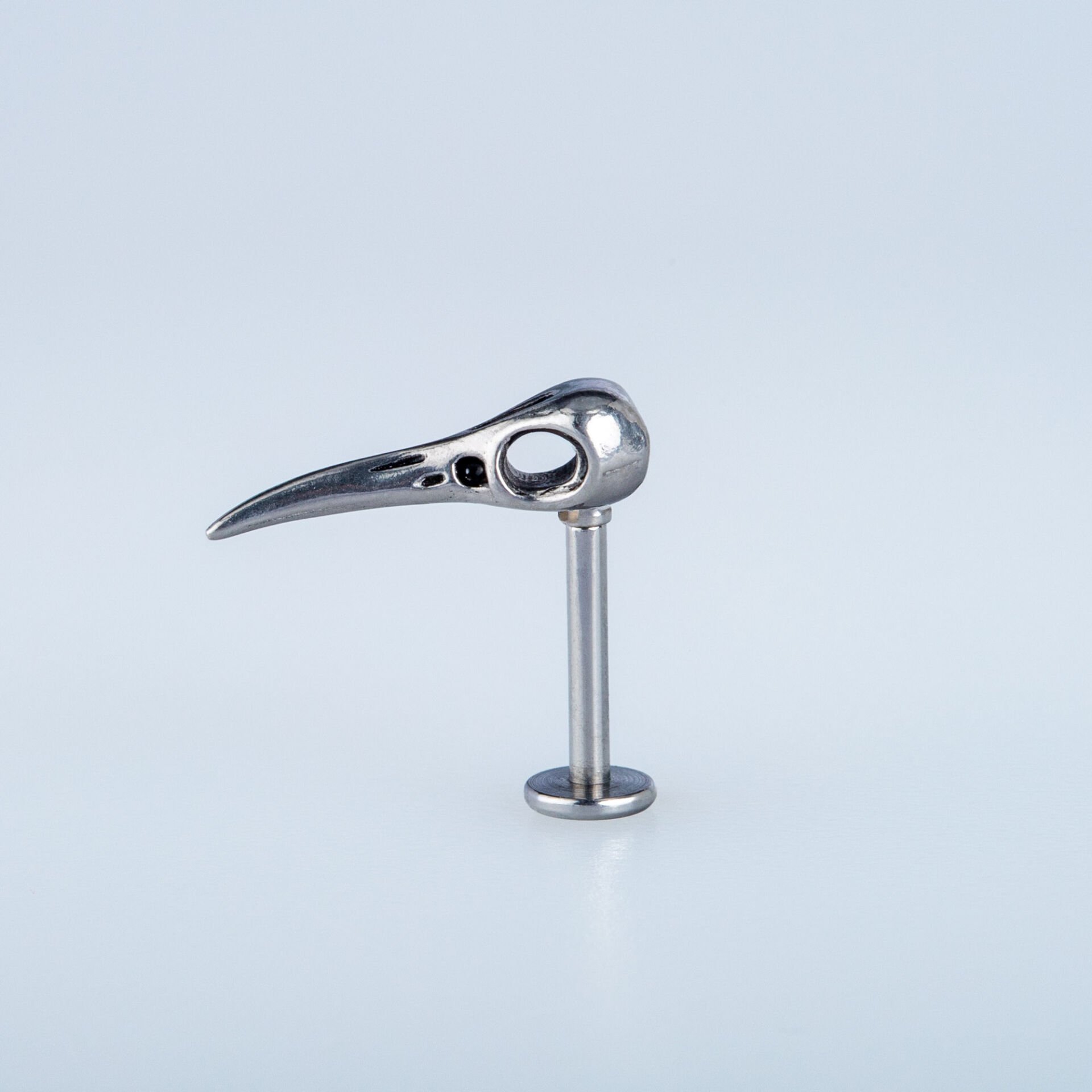 Piercing Çelik Gotik Tragus Kurukafa Kuş