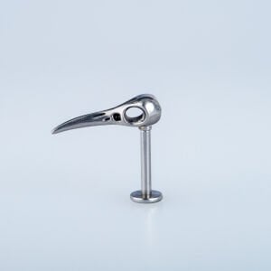 Piercing Çelik Gotik Tragus Kurukafa Kuş