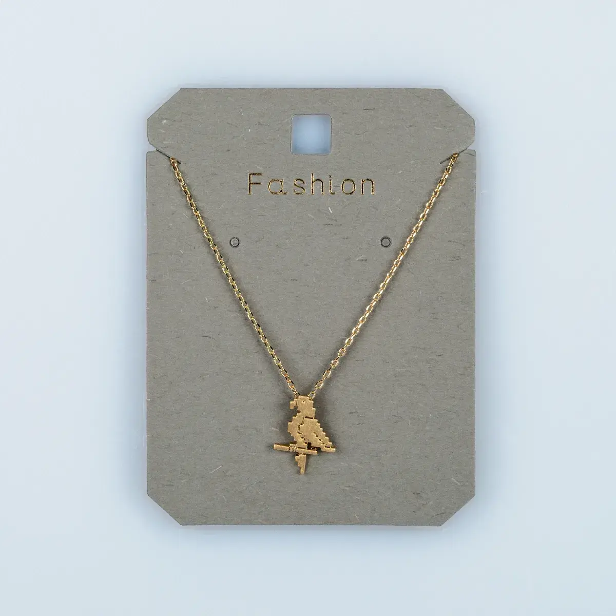 Toptan Kadın Vos Jewelry 14K Altın Kaplama Papağan Kolye