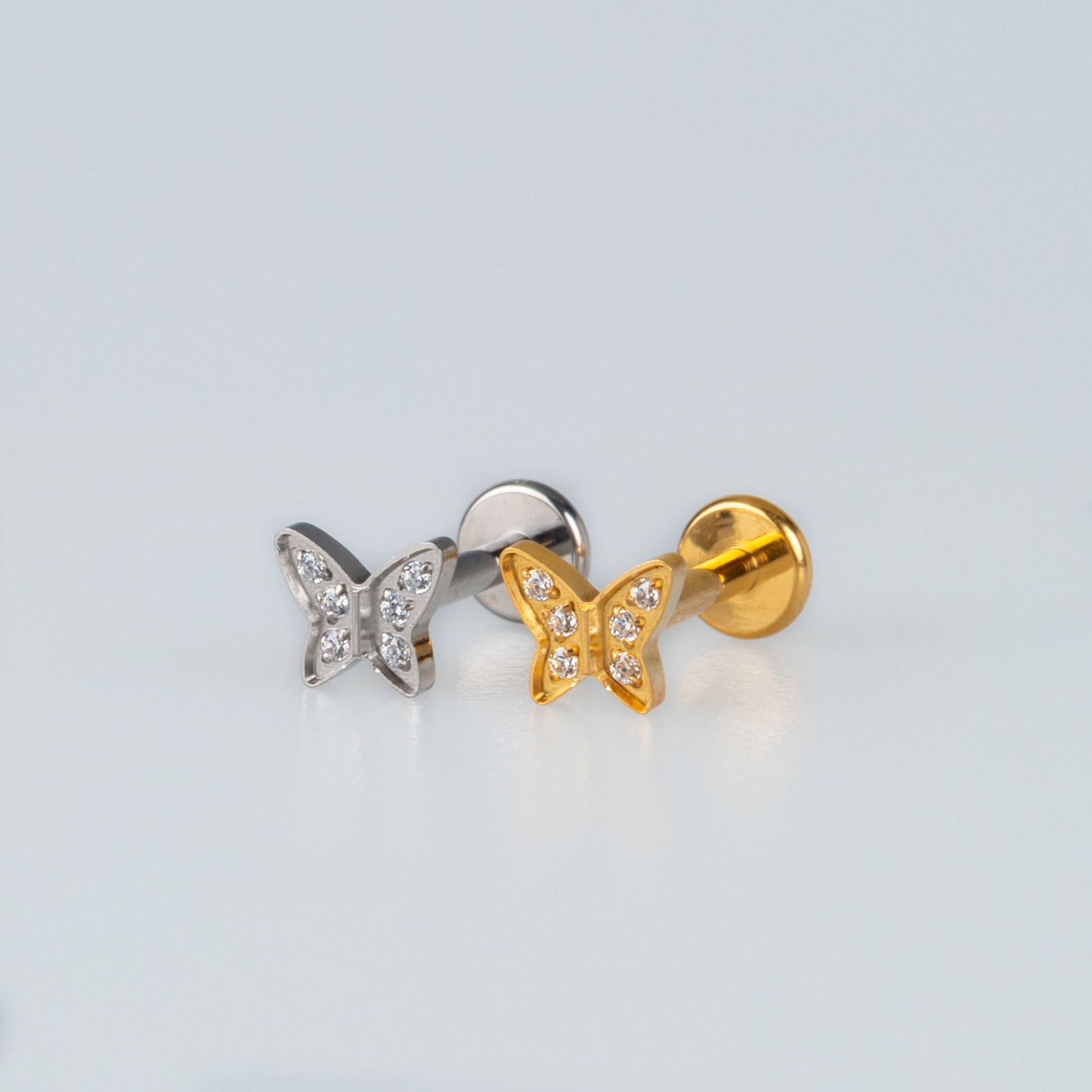 Piercing Titanyum Tragus Kelebek