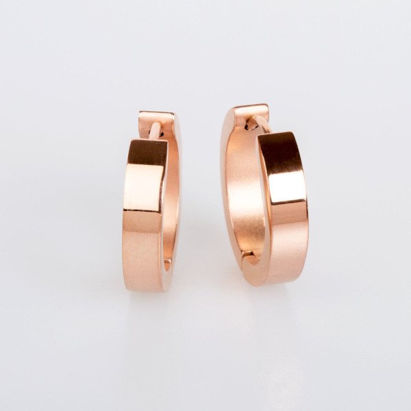 Çelik Küpe 4X16mm 4 renk - Çift Rose