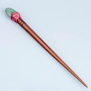 El Yapımı Doğal Taşlı Saç Çubuğu