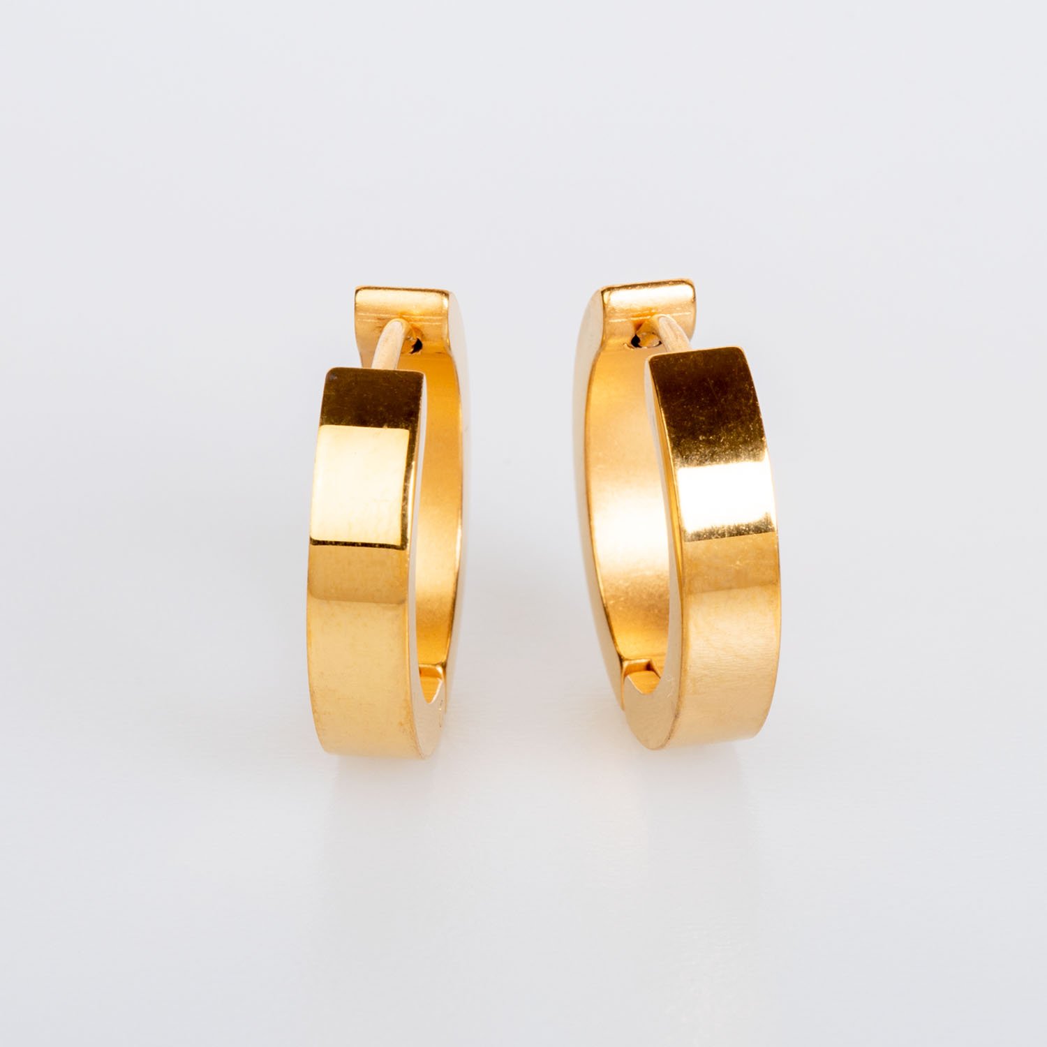 Steel Earring 4X16mm 4 colors - Double Yellow