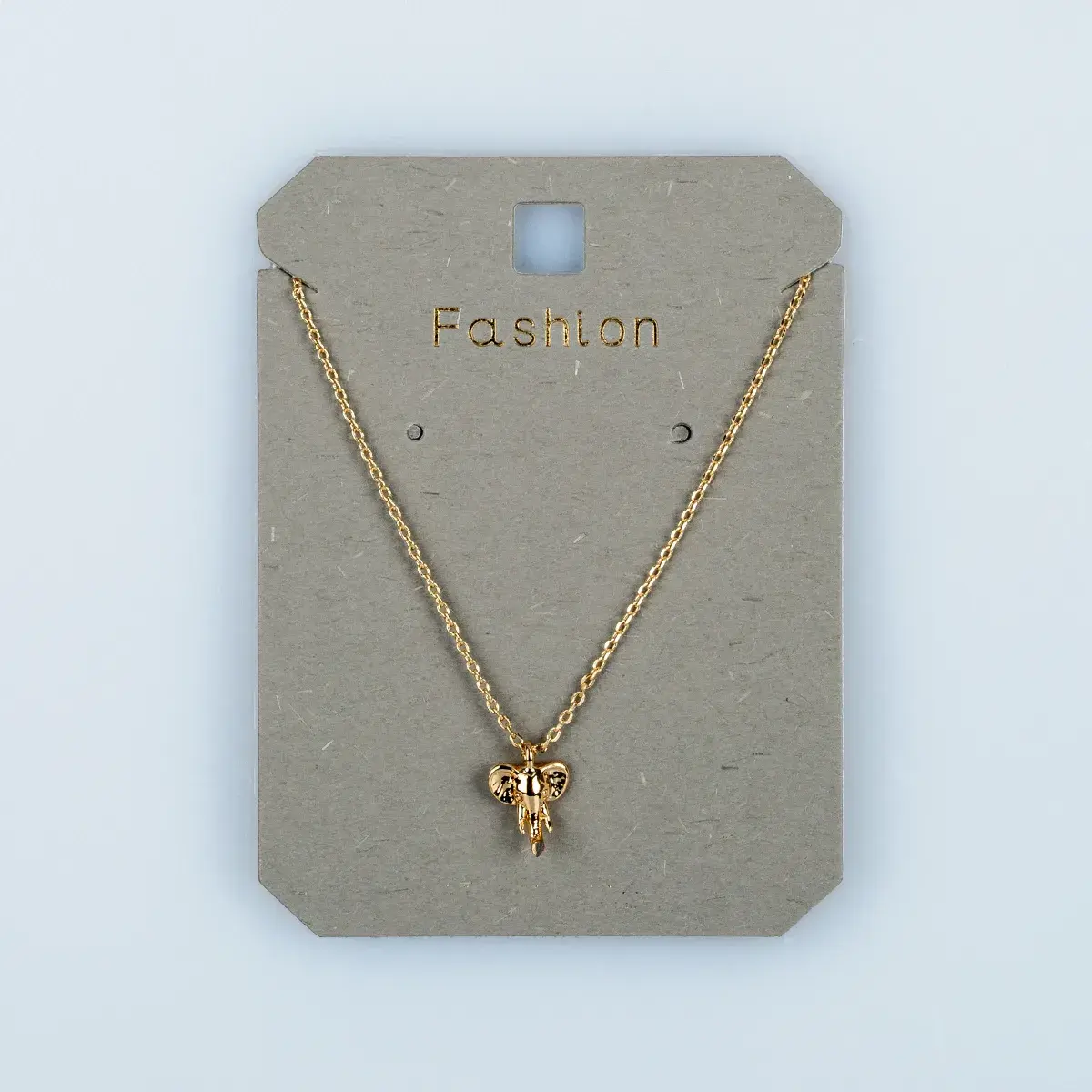 Toptan Kadın Vos Jewelry 14K Altın Kaplama Fil Kolye