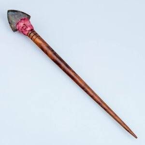 El Yapımı Doğal Taşlı Saç Çubuğu