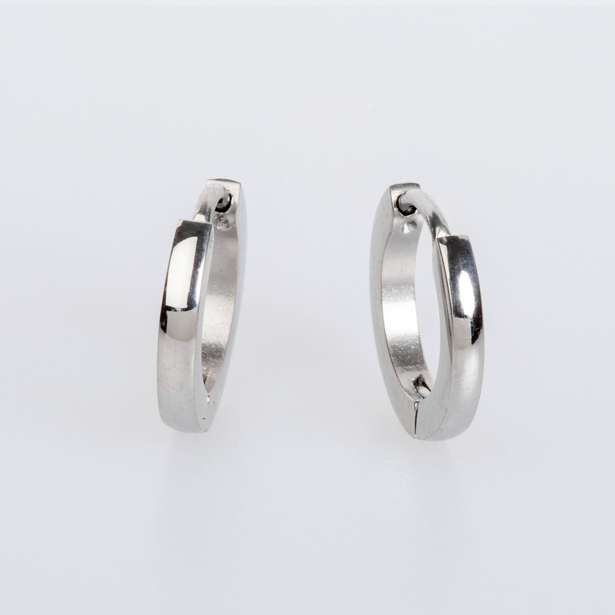 Çelik Küpe 2.5X8mm 5 renk- Çift Beyaz