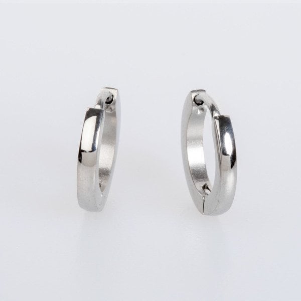 Çelik Küpe 2.5X8mm 5 renk- Çift Beyaz
