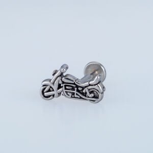 Piercing Çelik Gotik Tragus Motorsiklet