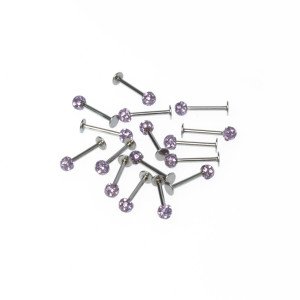 Piercing Labret Şambala Mumlu 3.5mm Top