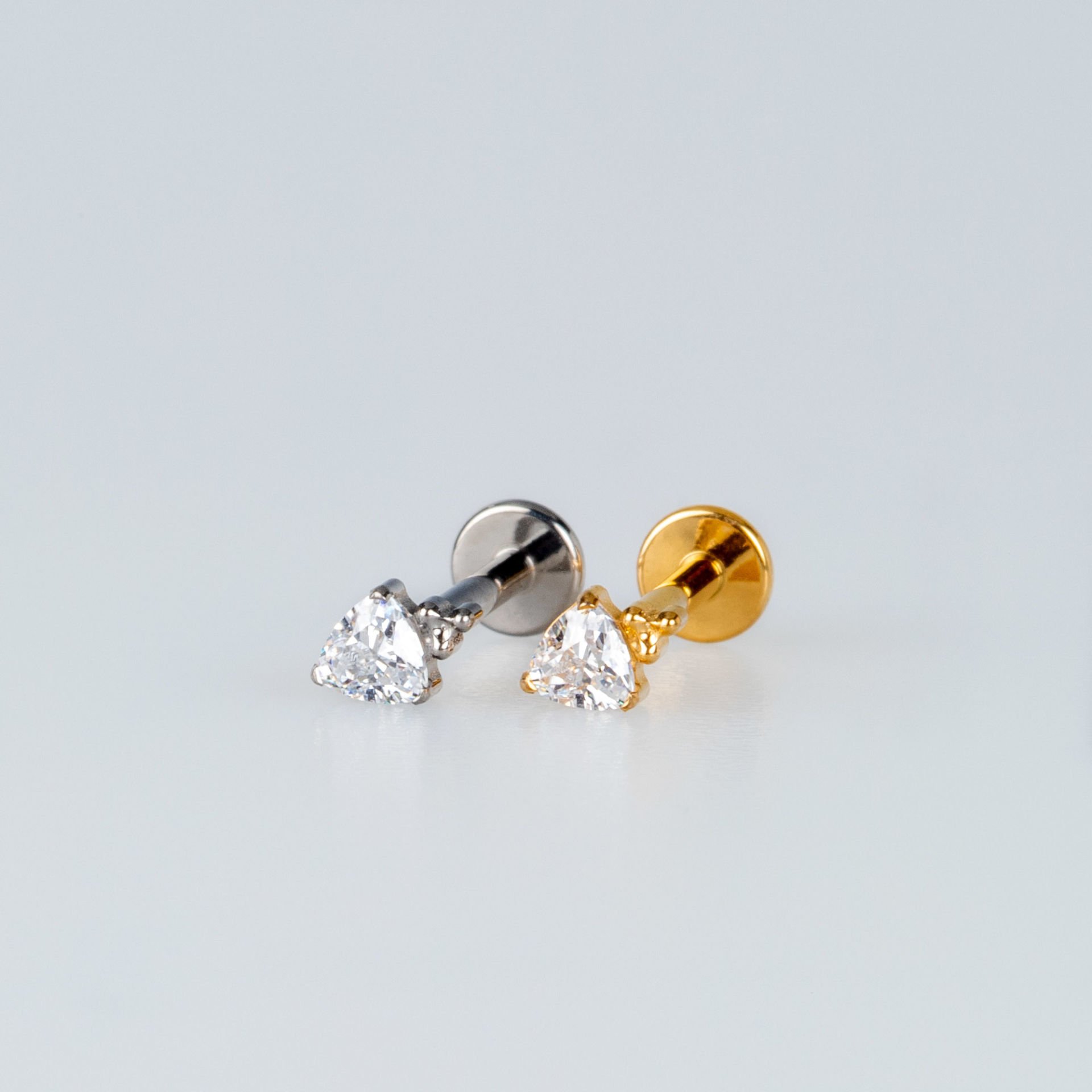 Piercing Titanyum Tragus Çilek Sarı