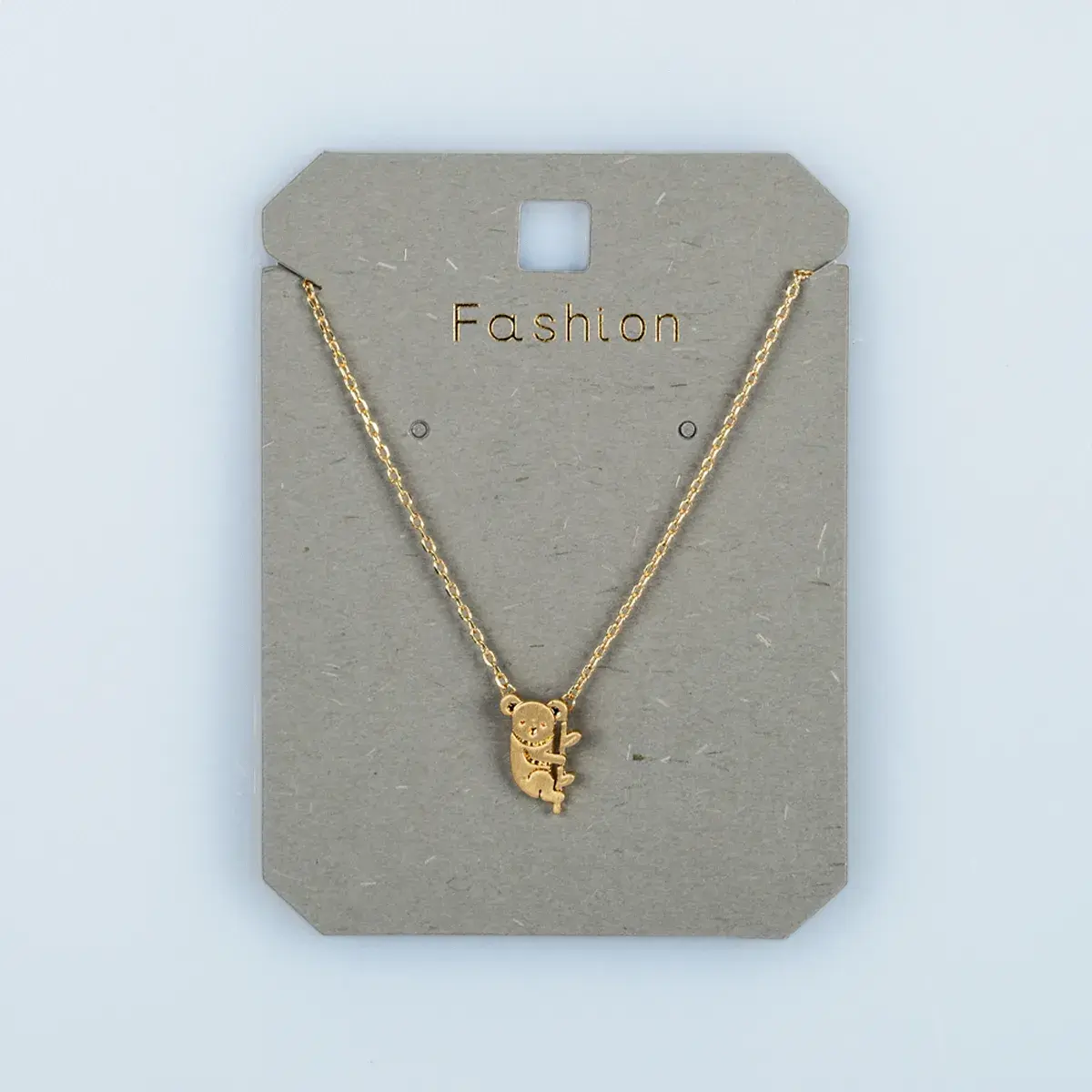 Toptan Kadın Vos Jewelry 14K Altın Kaplama Koala Kolye