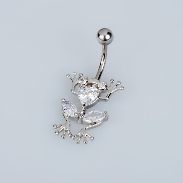 Piercing Göbek Kurbağa