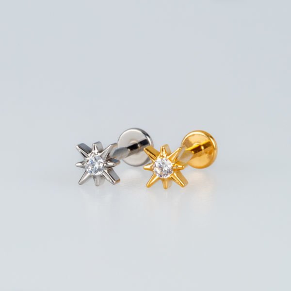 Piercing Titanyum Tragus Yıldız