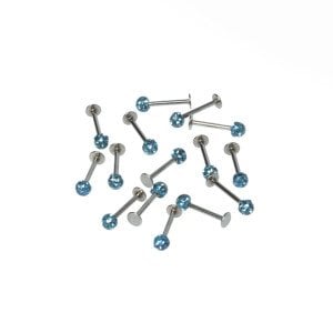 Piercing Labret Şambala Mumlu 3.5mm Top