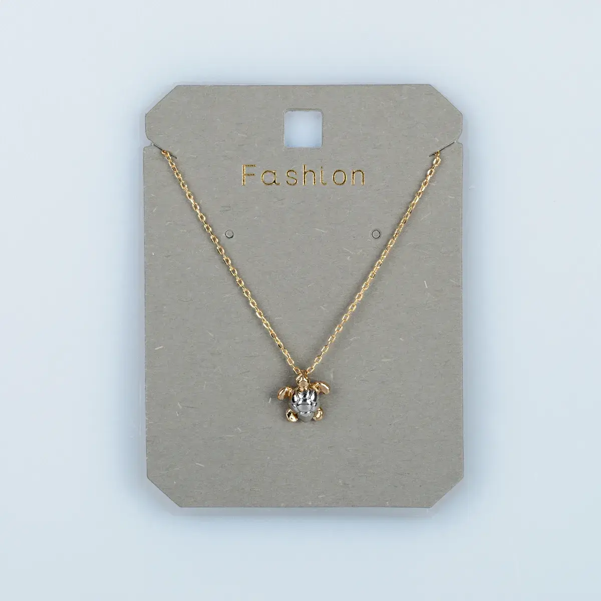 Toptan Kadın Vos Jewelry 14K Altın Kaplama Kaplumbağa Kolye